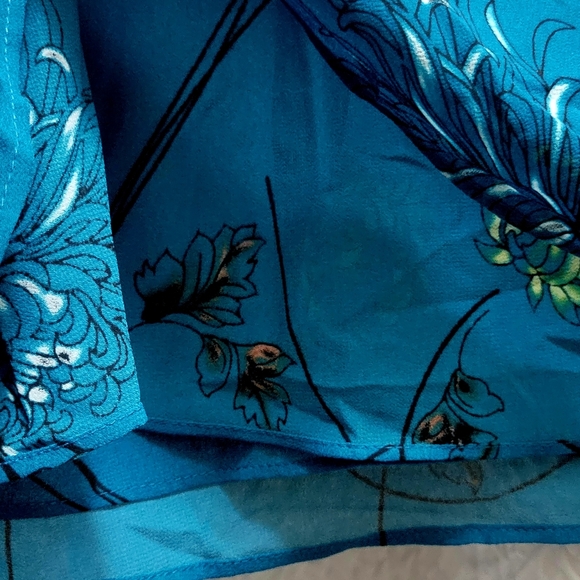 ⚘️Alfani Casacade Ruffled Sleeve Top - Picture 6 of 10